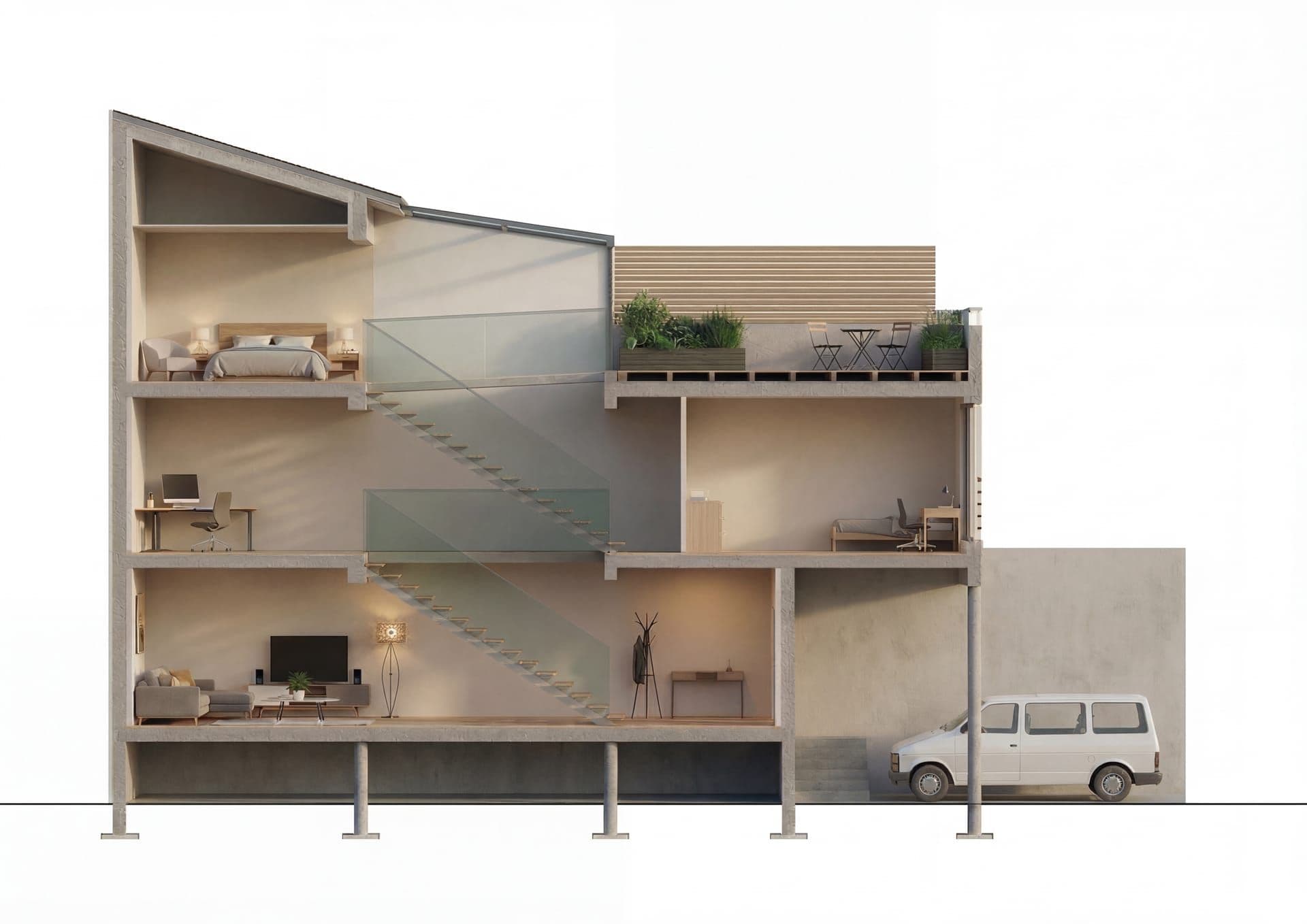 Villa contemporaine MAISON G à AIMARGUES (30) — projet d'architecte Reservoir Architecture, image 3