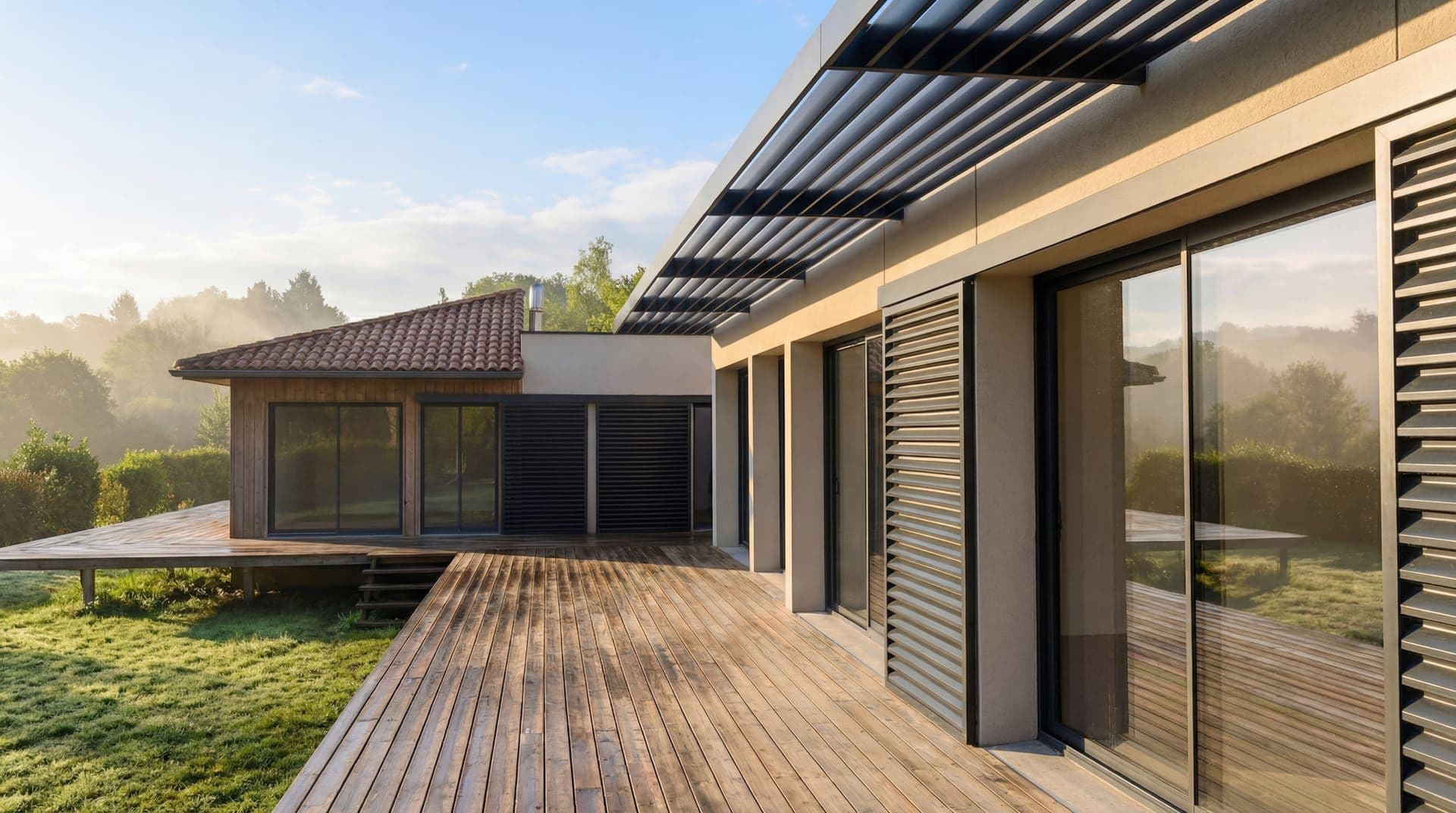 Villa contemporaine VILLA B à BERGERAC (24) — projet d'architecte Reservoir Architecture, image 5