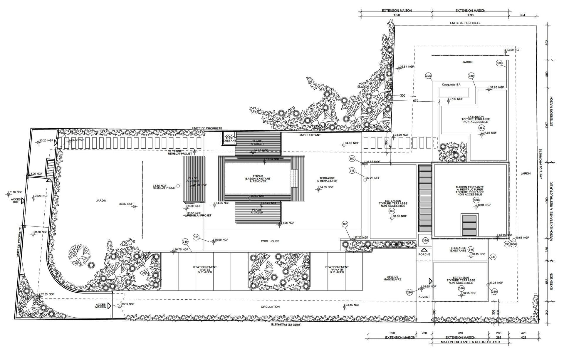 Villa contemporaine VILLA F à CAISSARGUES (30) — projet d'architecte Reservoir Architecture, image 4