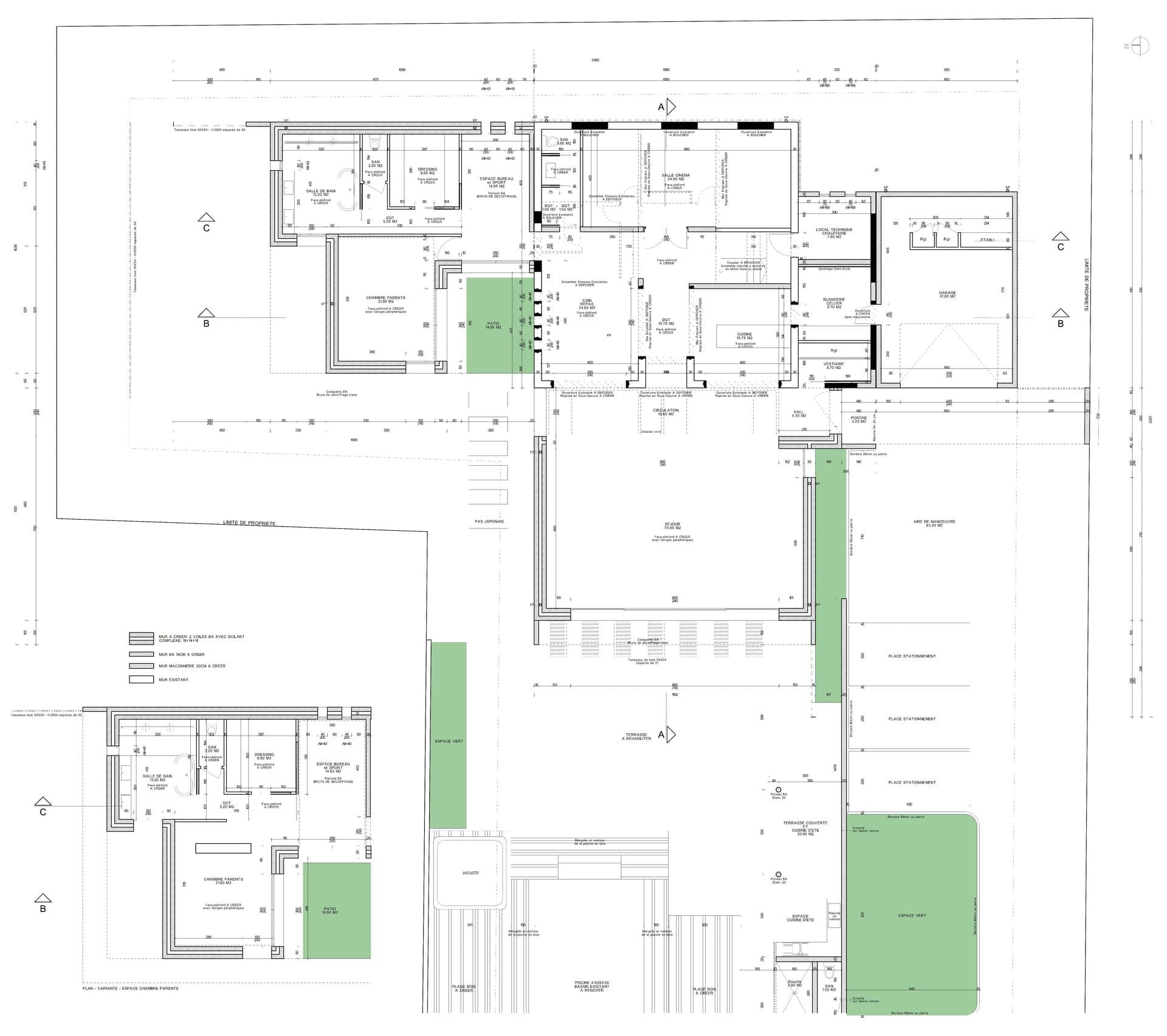 Villa contemporaine VILLA F à CAISSARGUES (30) — projet d'architecte Reservoir Architecture, image 5