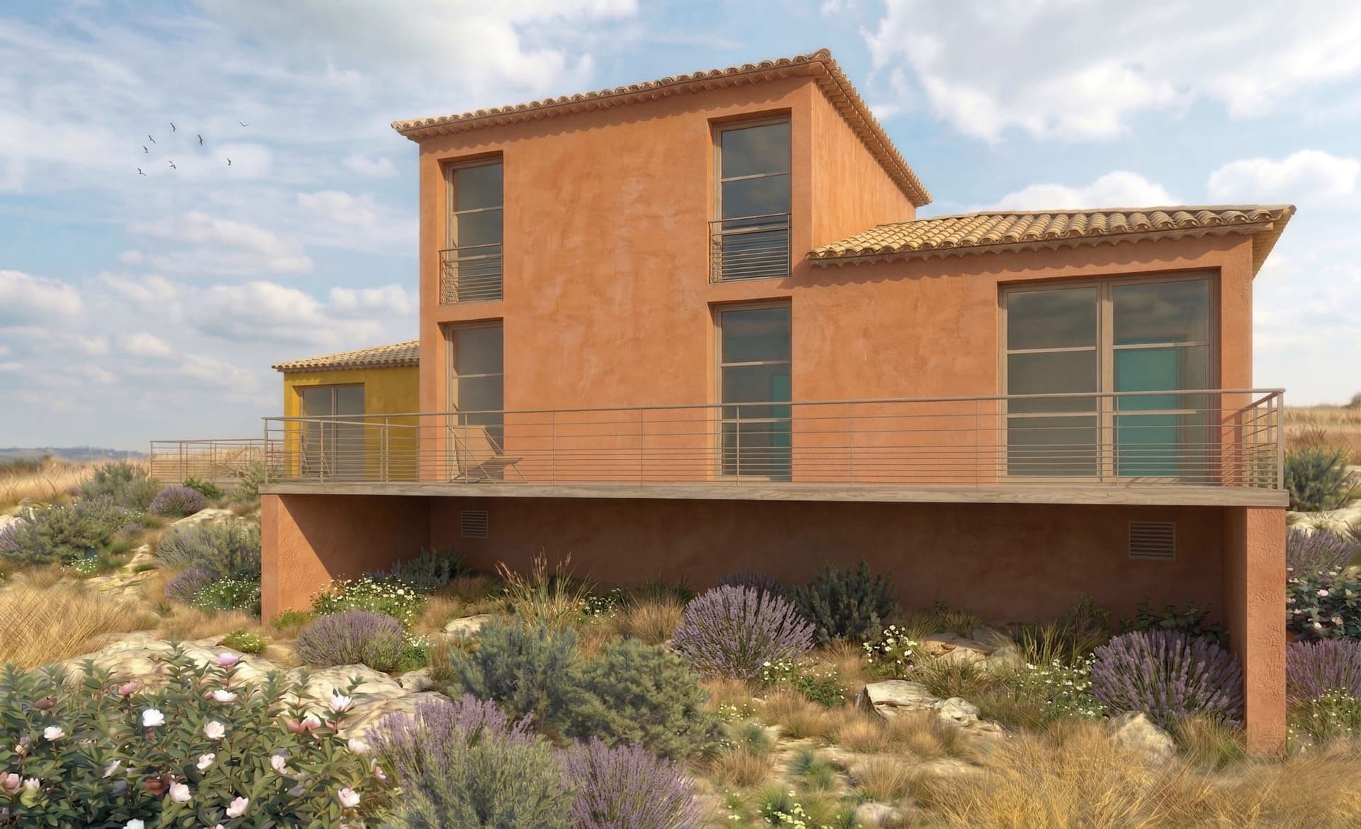 Logements collectifs LES HAUTS DE VACQUEROLLES à NÎMES (30) — projet d'architecte Reservoir Architecture, image 5