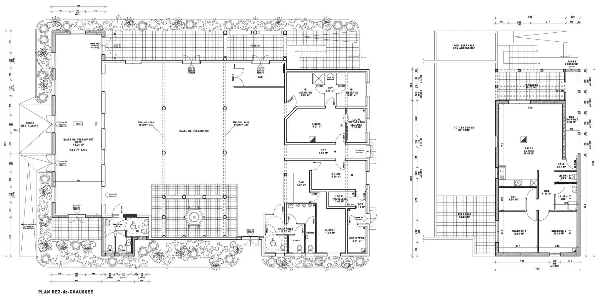Architecture commerciale LES DÔMES à GARONS (30) — projet d'architecte Reservoir Architecture, image 3