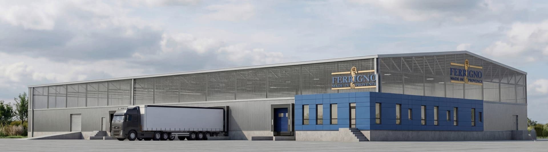 Équipement public ENTREPÔT STOCKAGE- CONSERVERIE à PORT ST LOUIS DU RHÔNE (13) — projet d'architecte Reservoir Architecture, image 1