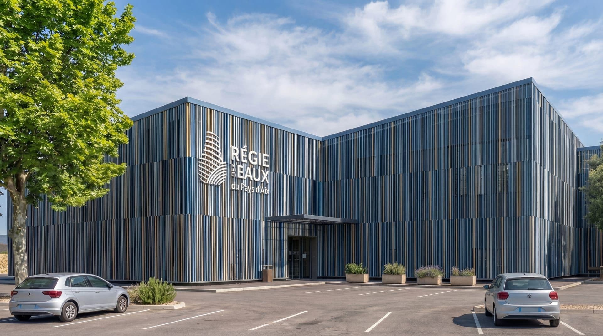 Équipement public REGIE DES EAUX à AIX EN PROVENCE (13) — projet d'architecte Reservoir Architecture, image 3