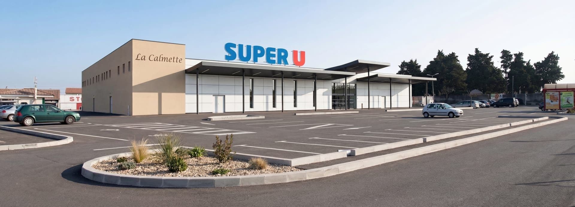 Architecture commerciale SUPER U à LA CALMETTE (30) — projet d'architecte Reservoir Architecture, image 1